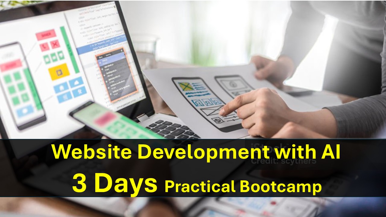 Website Development with AI – 3 Days Practical Bootcamp