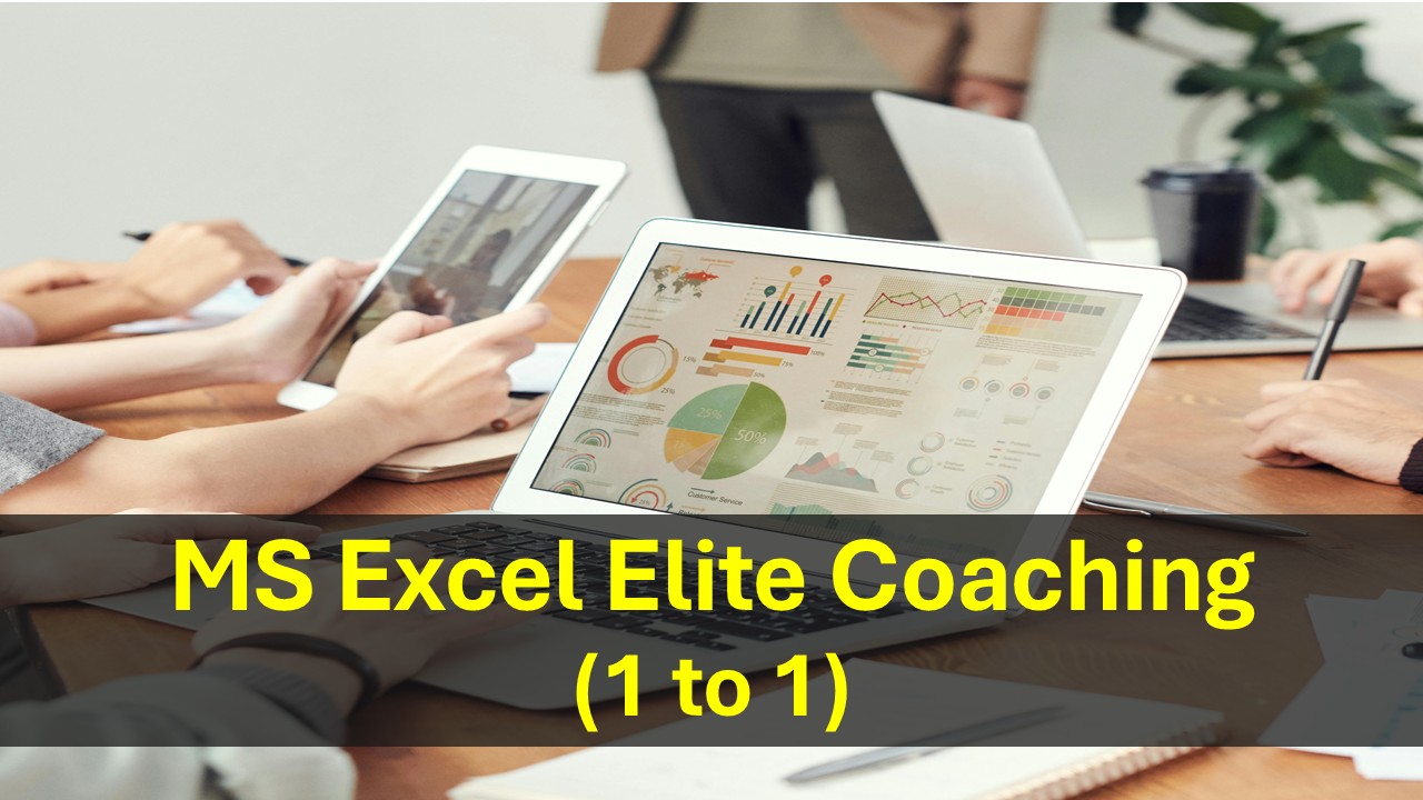 Microsoft Excel Elite Coaching (1 to 1)