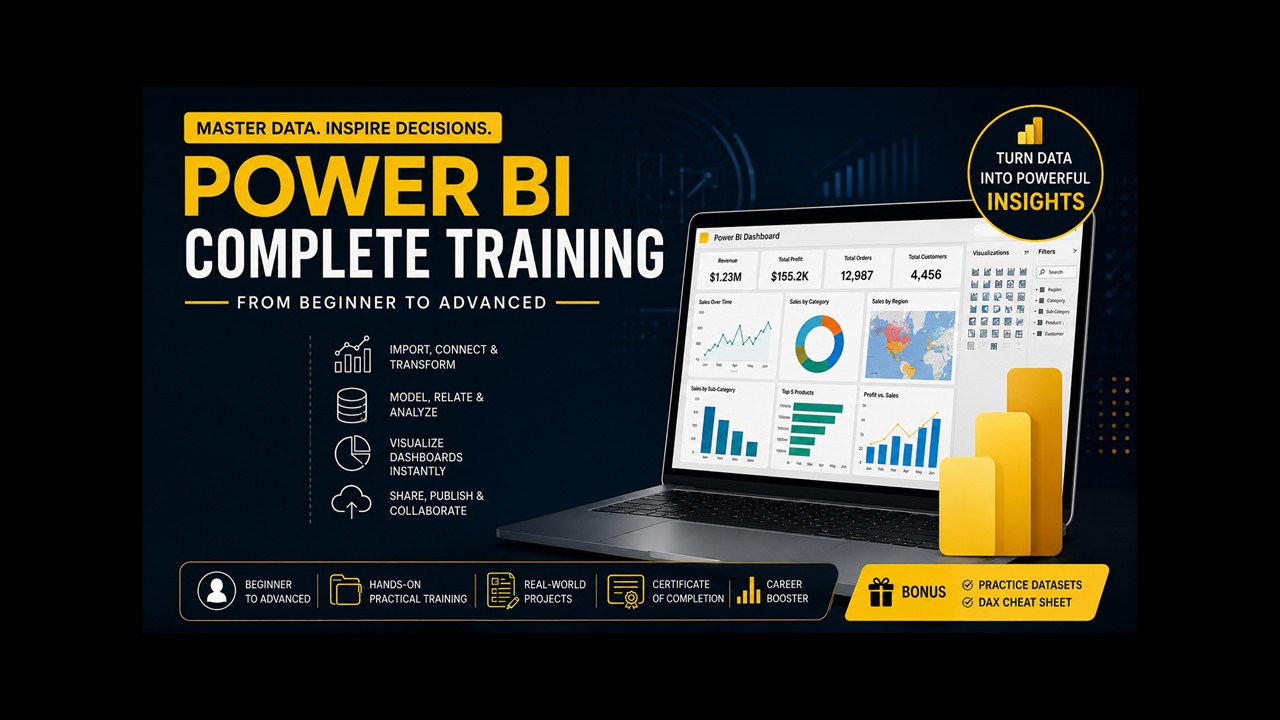 Power BI Complete Training (1 to 1)