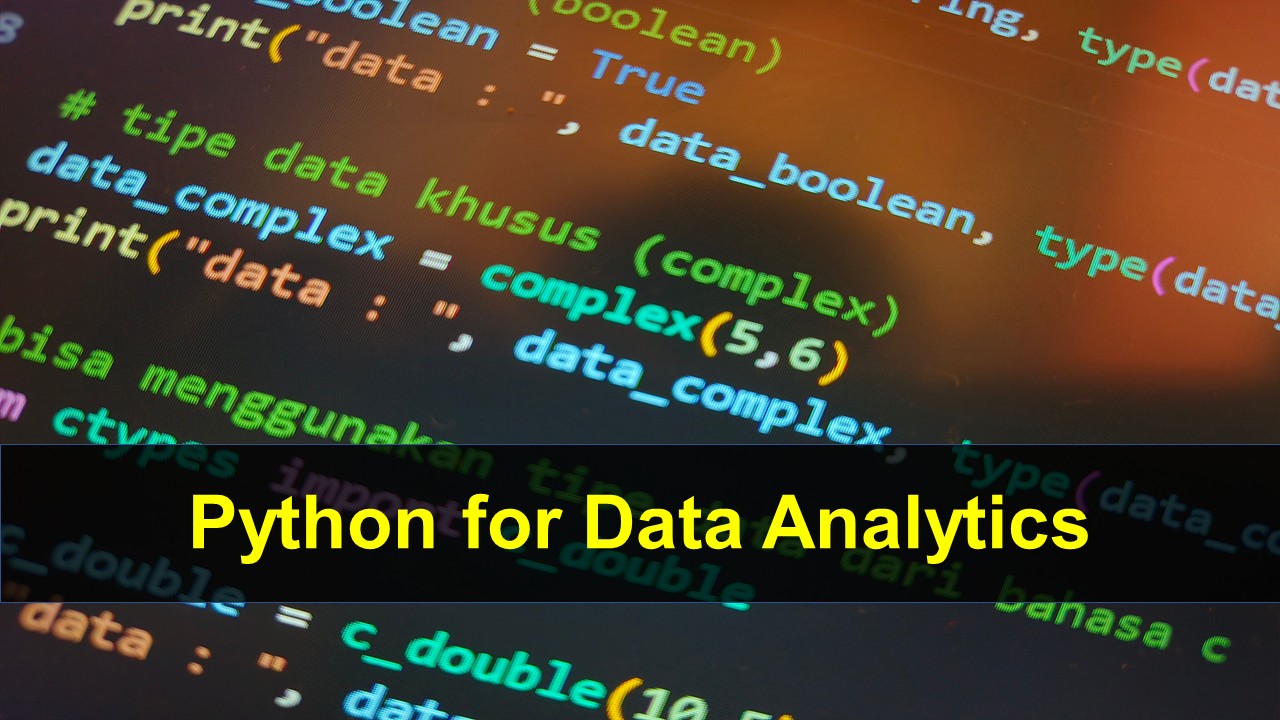 Python for Data Analytics